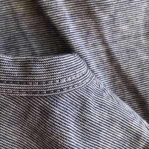 Men’s A.P.C. Tiny stripe tee shirt.
